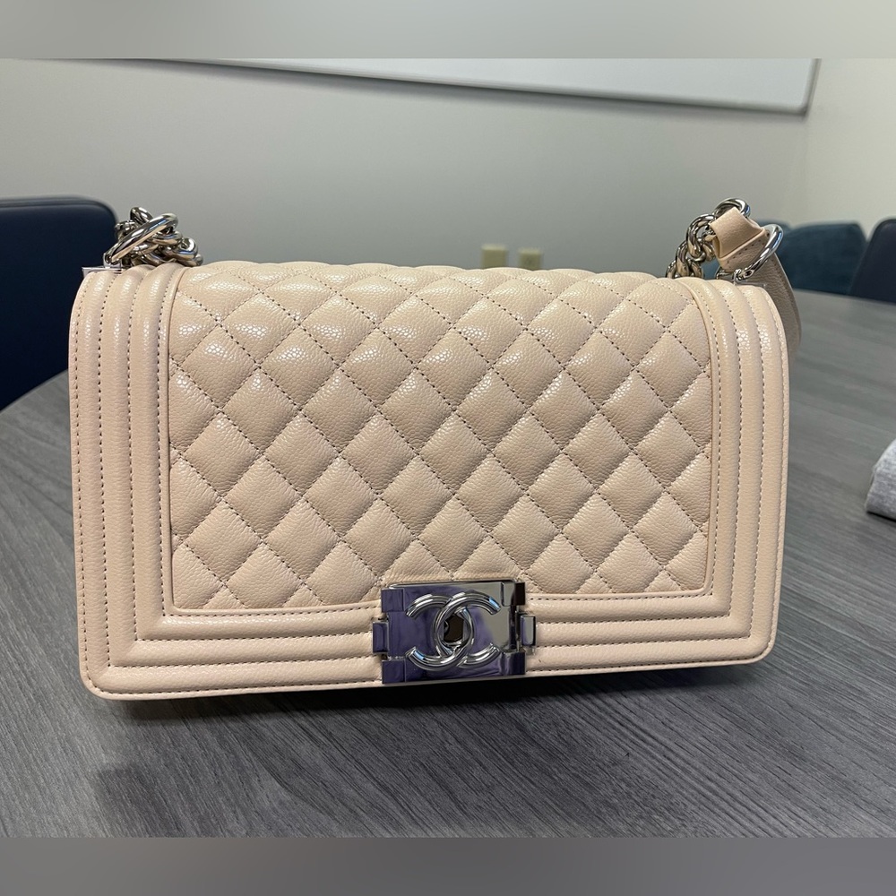 CHANEL 2025 Flap Boy 25C Bag Excellent Condition Receipt
